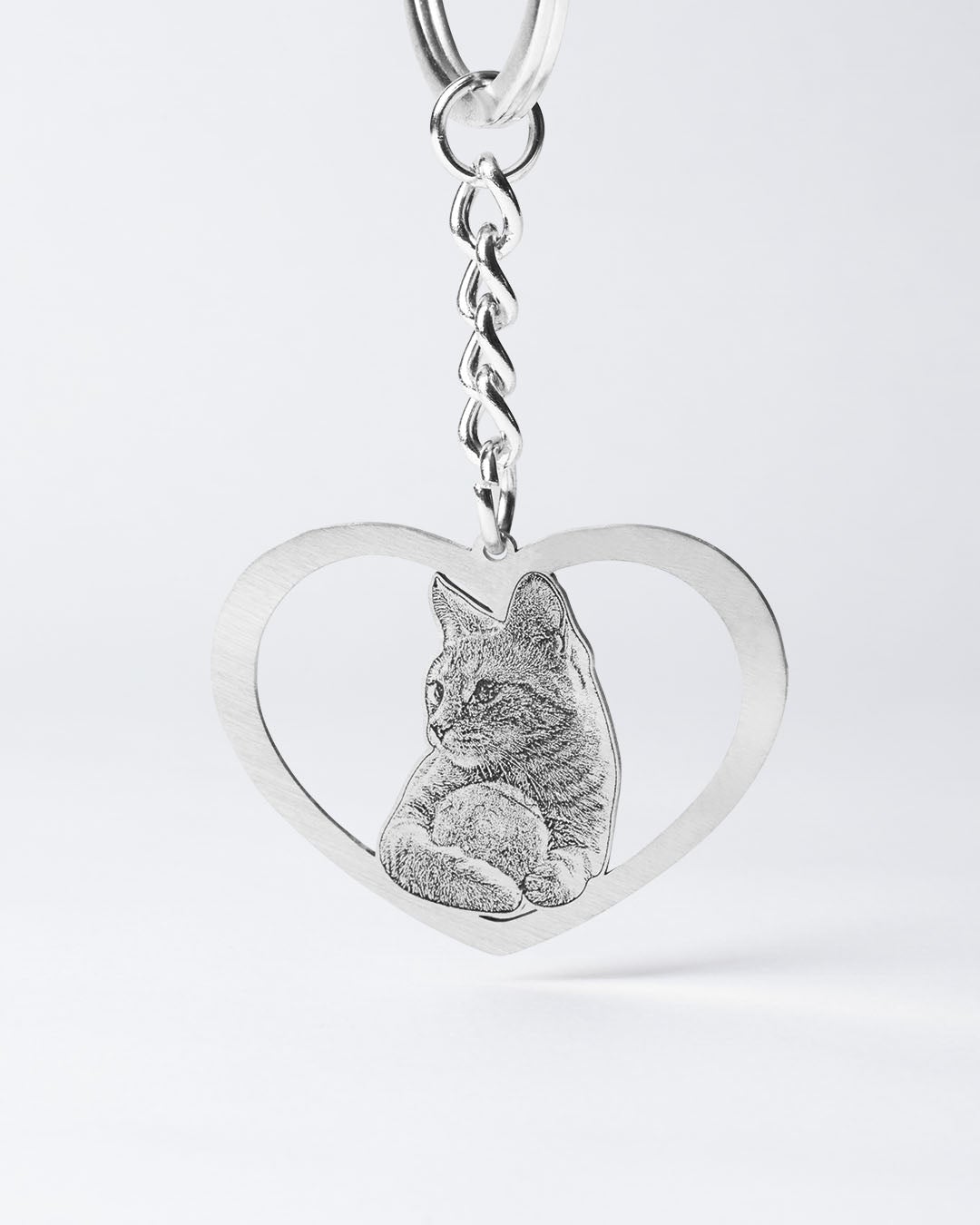 Personalized 2024 cat keychain